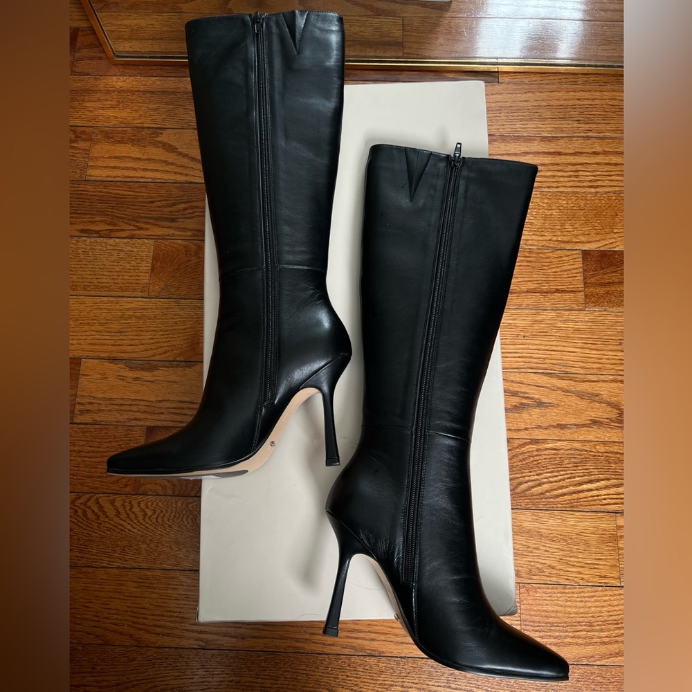 Tony Bianco Havana Black Nappa Heeled Boots - Picture 7 of 9
